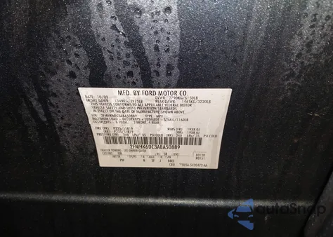 2010 Ford Flex Limited z USA, uszkodzony, nr VIN 2FMHK6DC3ABA50889